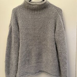 Fuzzy Grey Sweater
